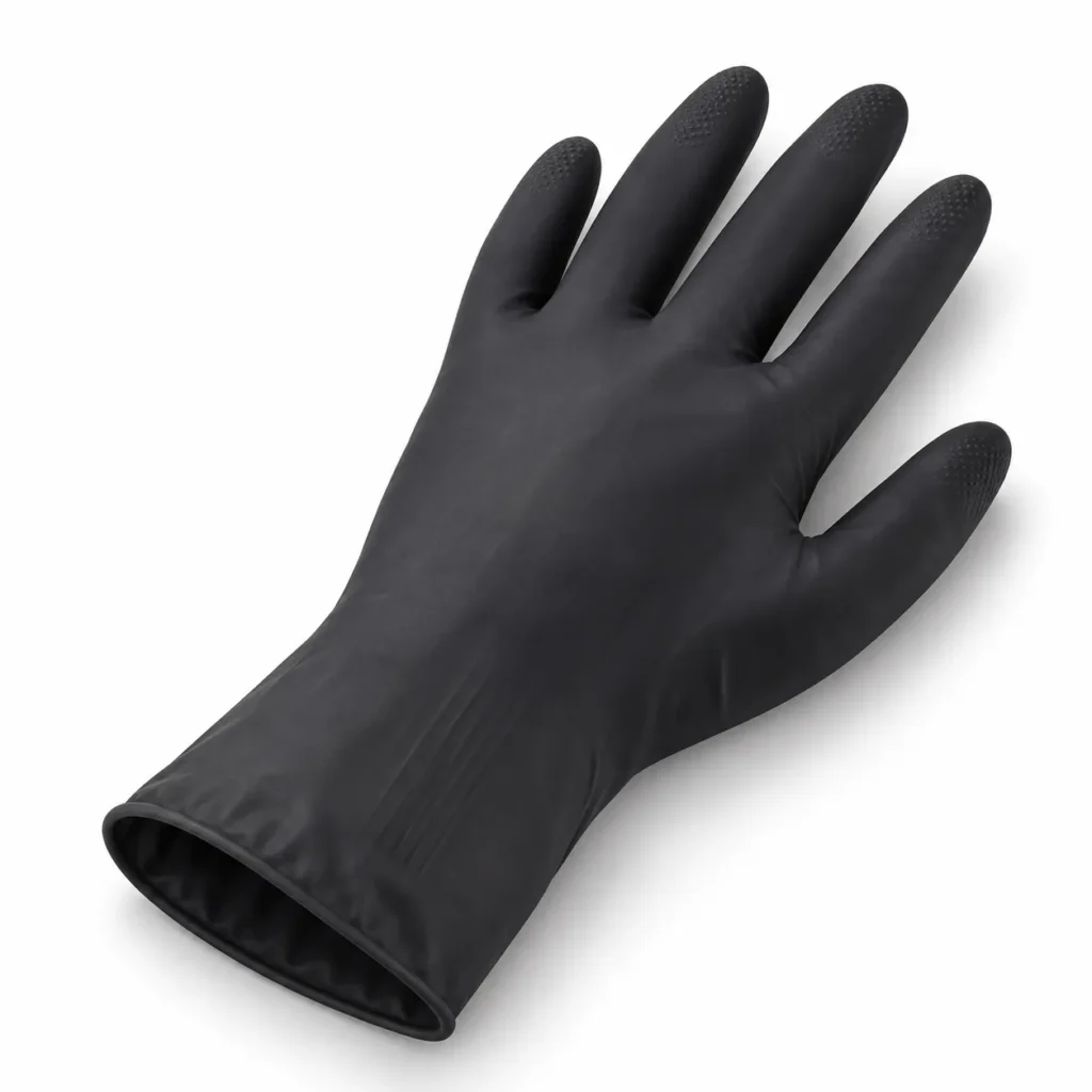 Guante Albañil 14–35 cm Negro