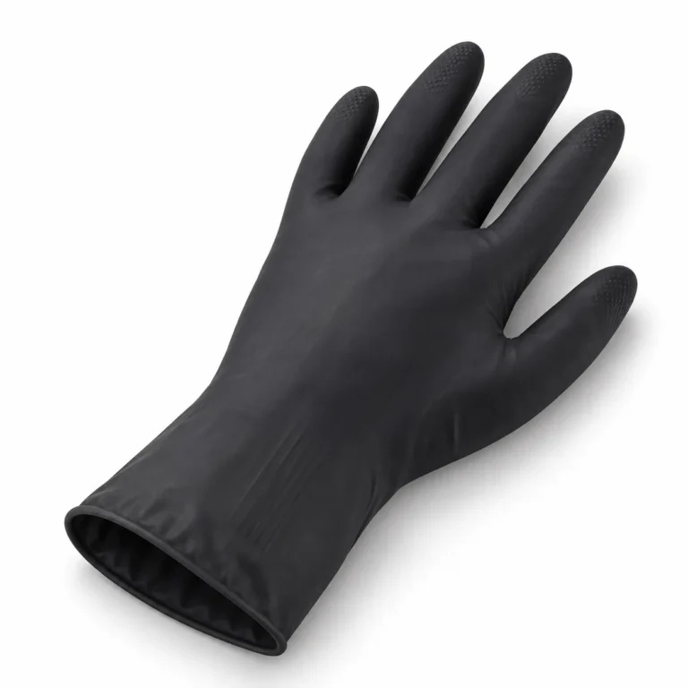 Guante Albañil 14–35 cm Negro